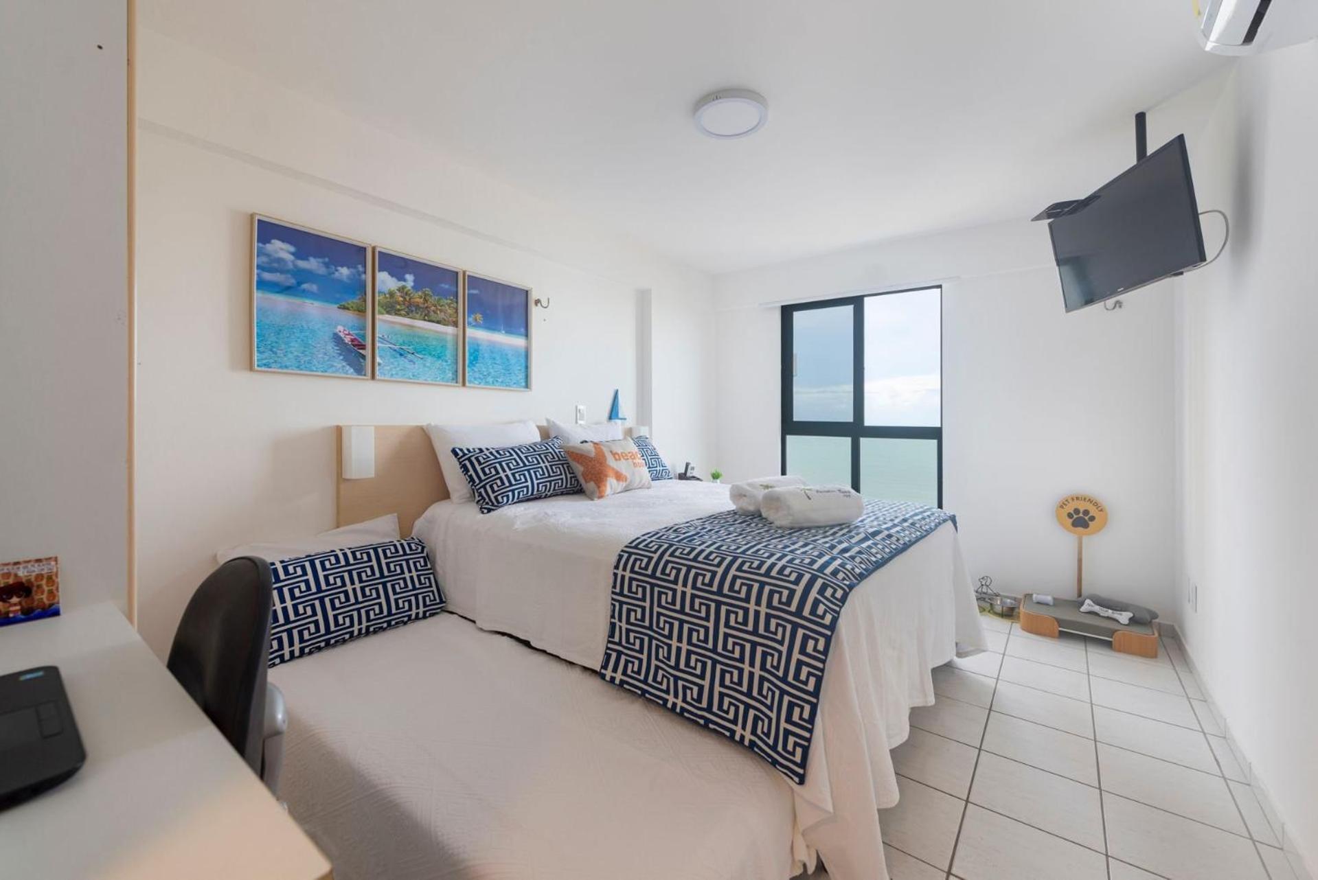 Vista Mar Da Praia De Pontanegra 2 Quartos Wifi 55 Mb Capacidade Para Ate 6 Pessoas E Pet Friendly ナタール エクステリア 写真